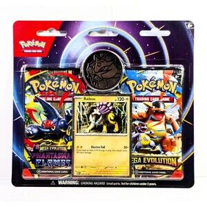 NEW Pokemon Mega Evolution & Phantasmal Flames 2-Pack Blister Sealed - Raikou